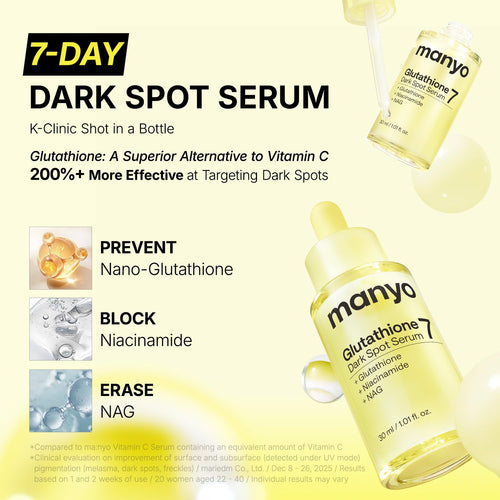 Korean Glutathione 7 Dark Spot Serum